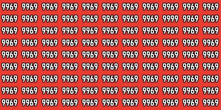 defi visuel trouver le numéro 9999