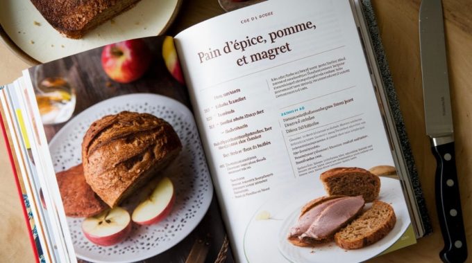 recette bouchée pain d’épice, pomme et magret