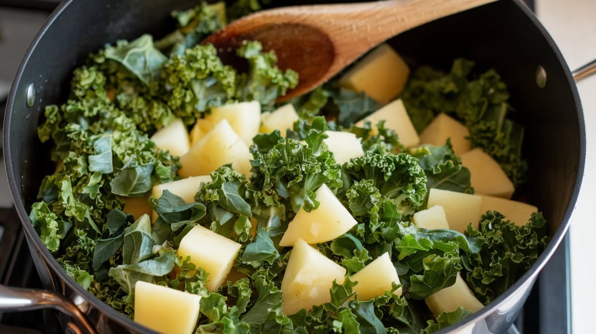 recette chou kale alsacienne